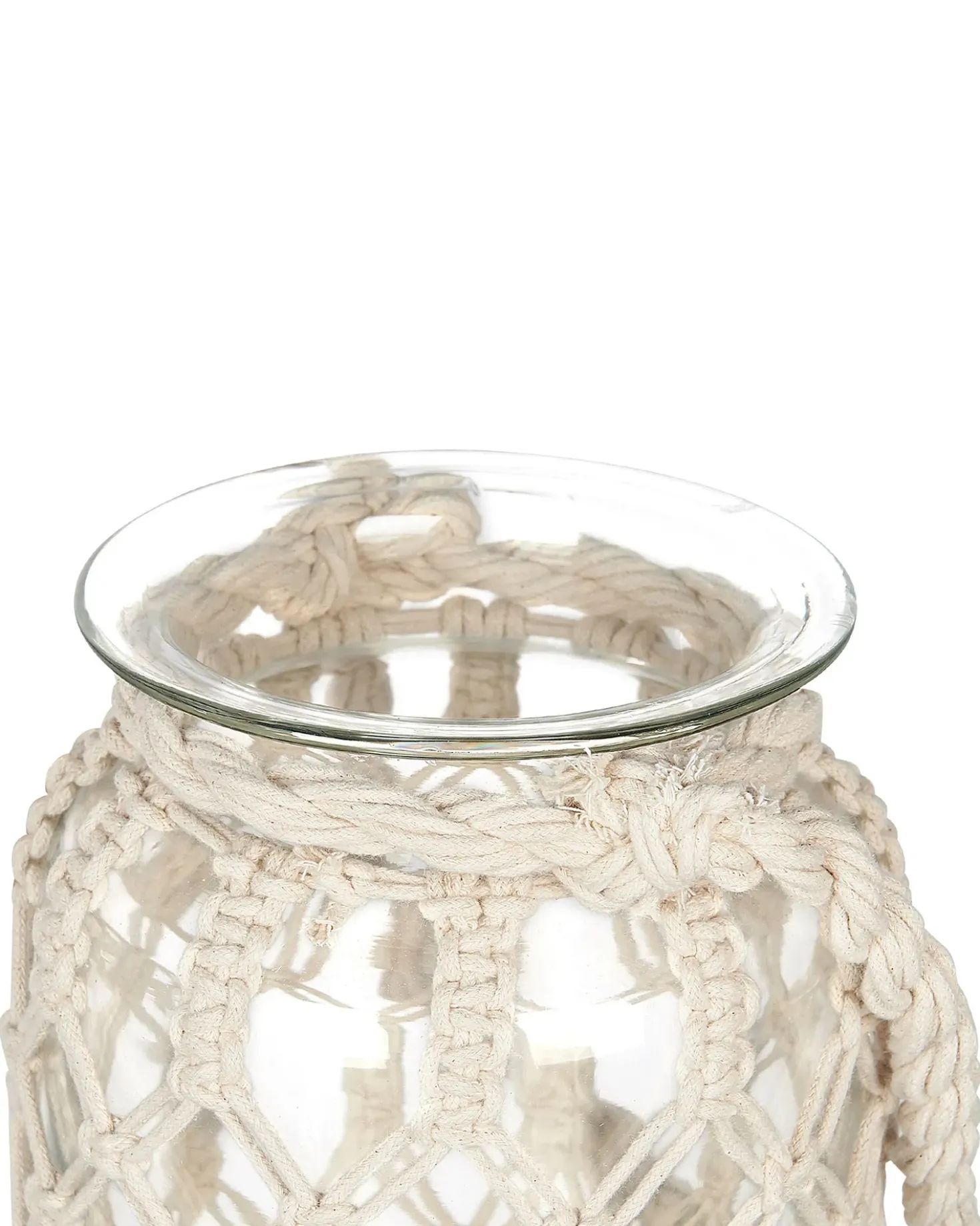 Lanterna JALEBI Tessuto 28 cm Bianco sporco
