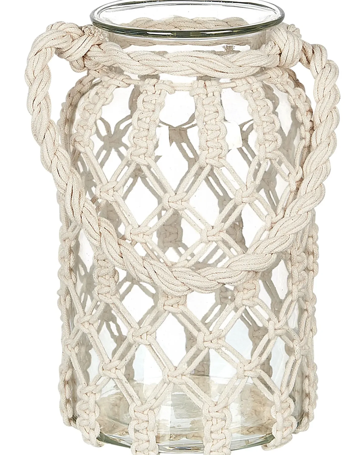 Lanterna JALEBI Tessuto 28 cm Bianco sporco