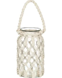 Lanterna JALEBI Tessuto 28 cm Bianco sporco