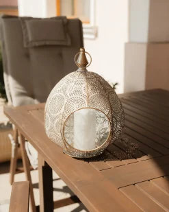 Lanterna LAESO Metallo 33 cm Oro