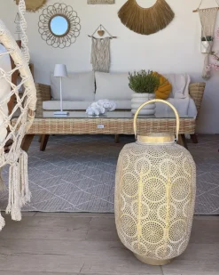 Lanterna LANTAU Metallo 40 cm Oro