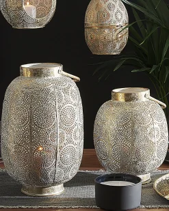 Lanterna LANTAU Metallo 30 cm Oro