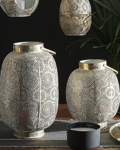 Lanterna LANTAU Metallo 30 cm Oro