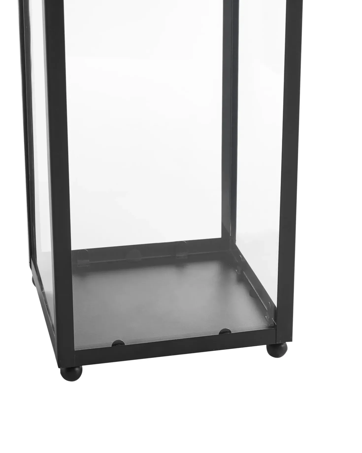 Lanterna LEPAR Metallo 53 cm Nero