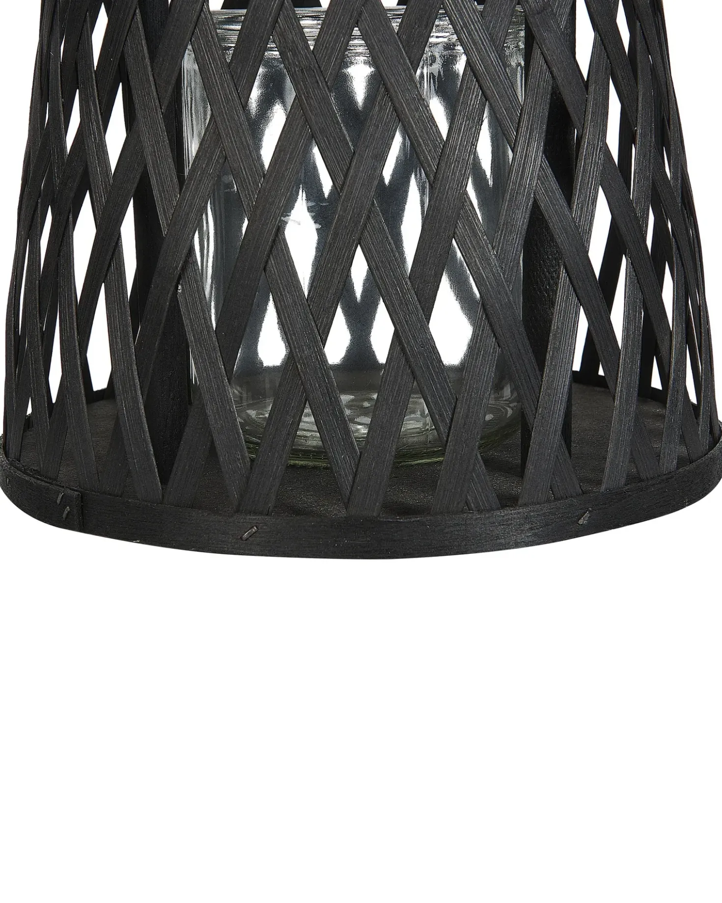 Lanterna MACTAN Bambù 38 cm Nero
