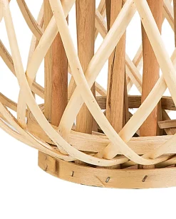 Lanterna MAURITIUS Legno di salice 30 cm Naturale