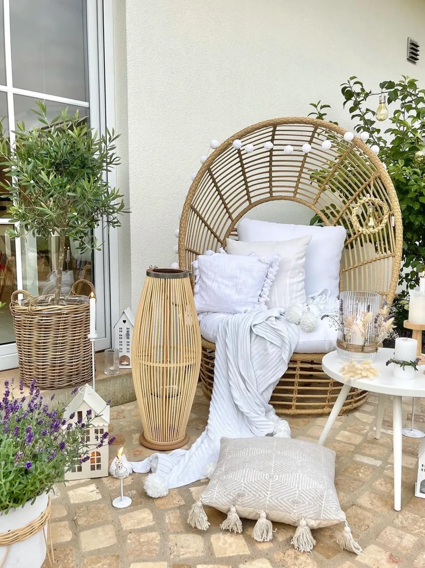 Lanterna TAHITI Bambù 72 cm Naturale