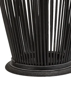 Lanterna TAHITI Bambù 84 cm Nero
