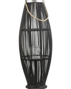 Lanterna TAHITI Bambù 84 cm Nero