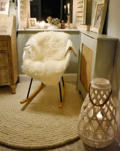 Lanterna TONGA Bambù 56 cm Bianco