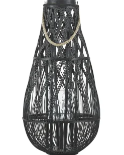 Lanterna TONGA Bambù 77 cm Nero