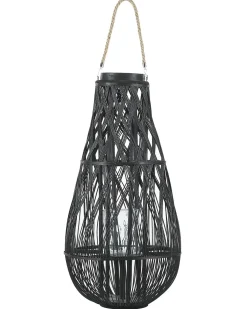 Lanterna TONGA Bambù 77 cm Nero