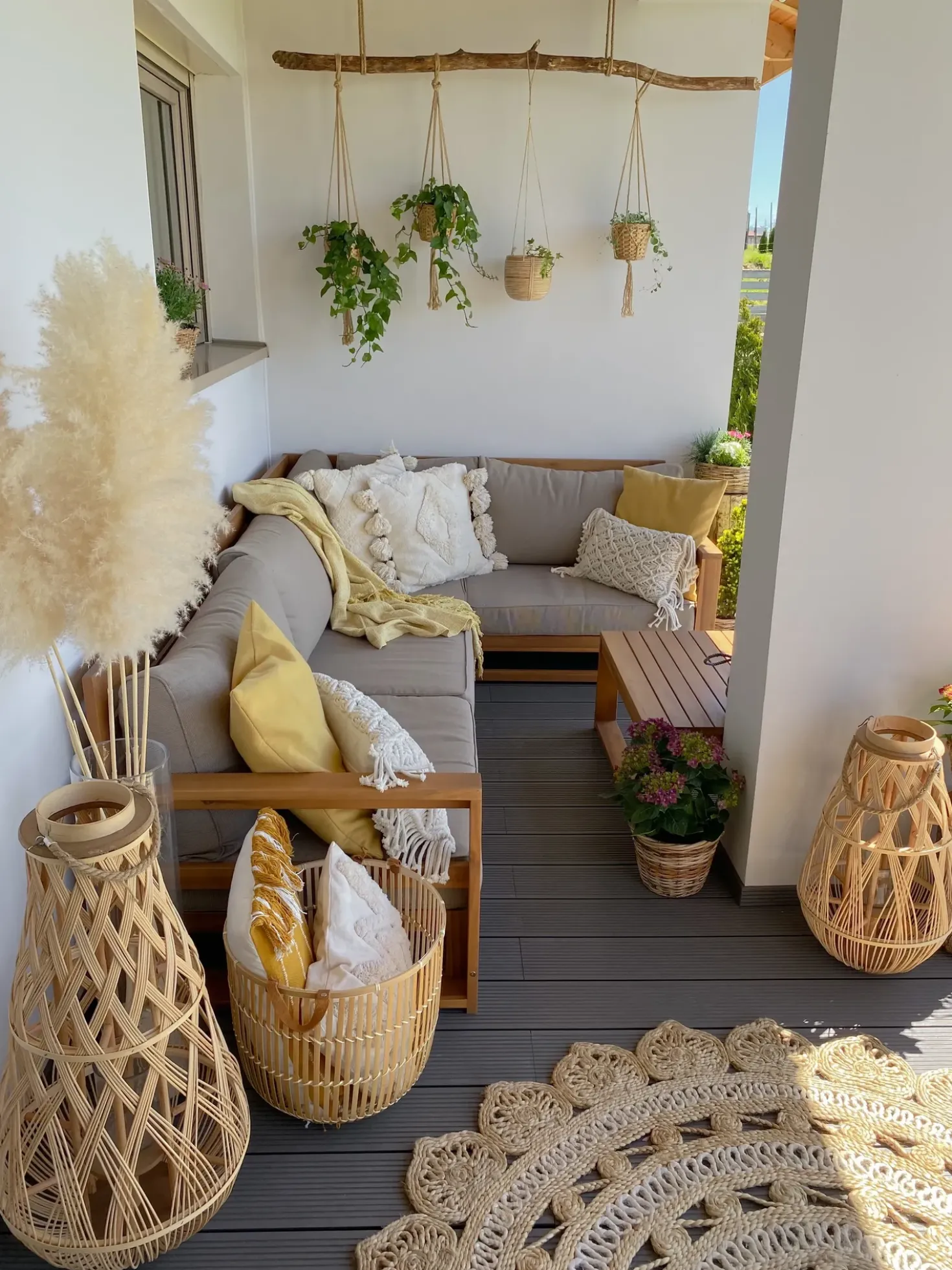 Lanterna TONGA Bambù 56 cm Naturale