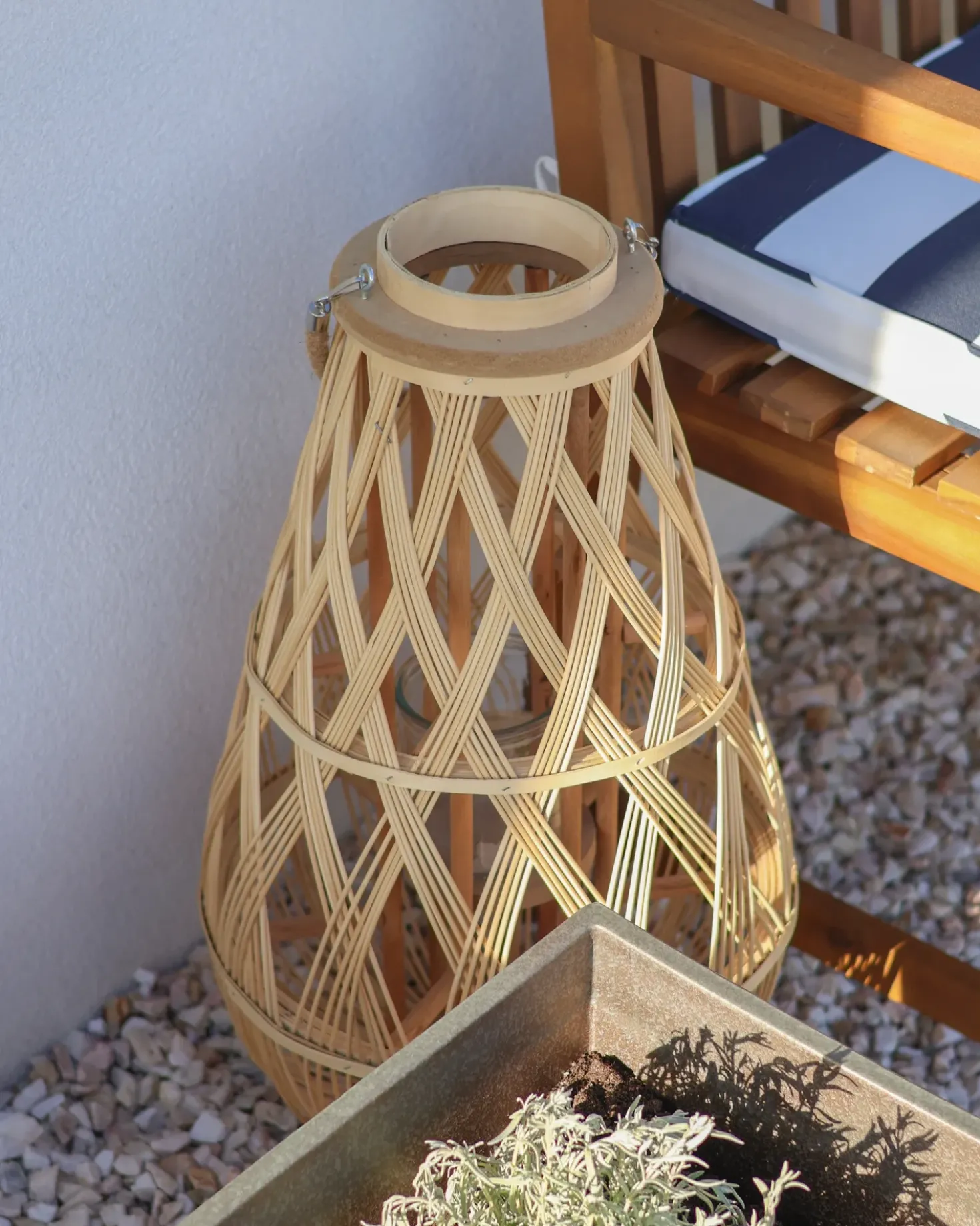 Lanterna TONGA Bambù 56 cm Naturale