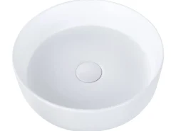 Lavabo da appoggio CALIG ⌀ 36 cm Ceramica Bianco sporco