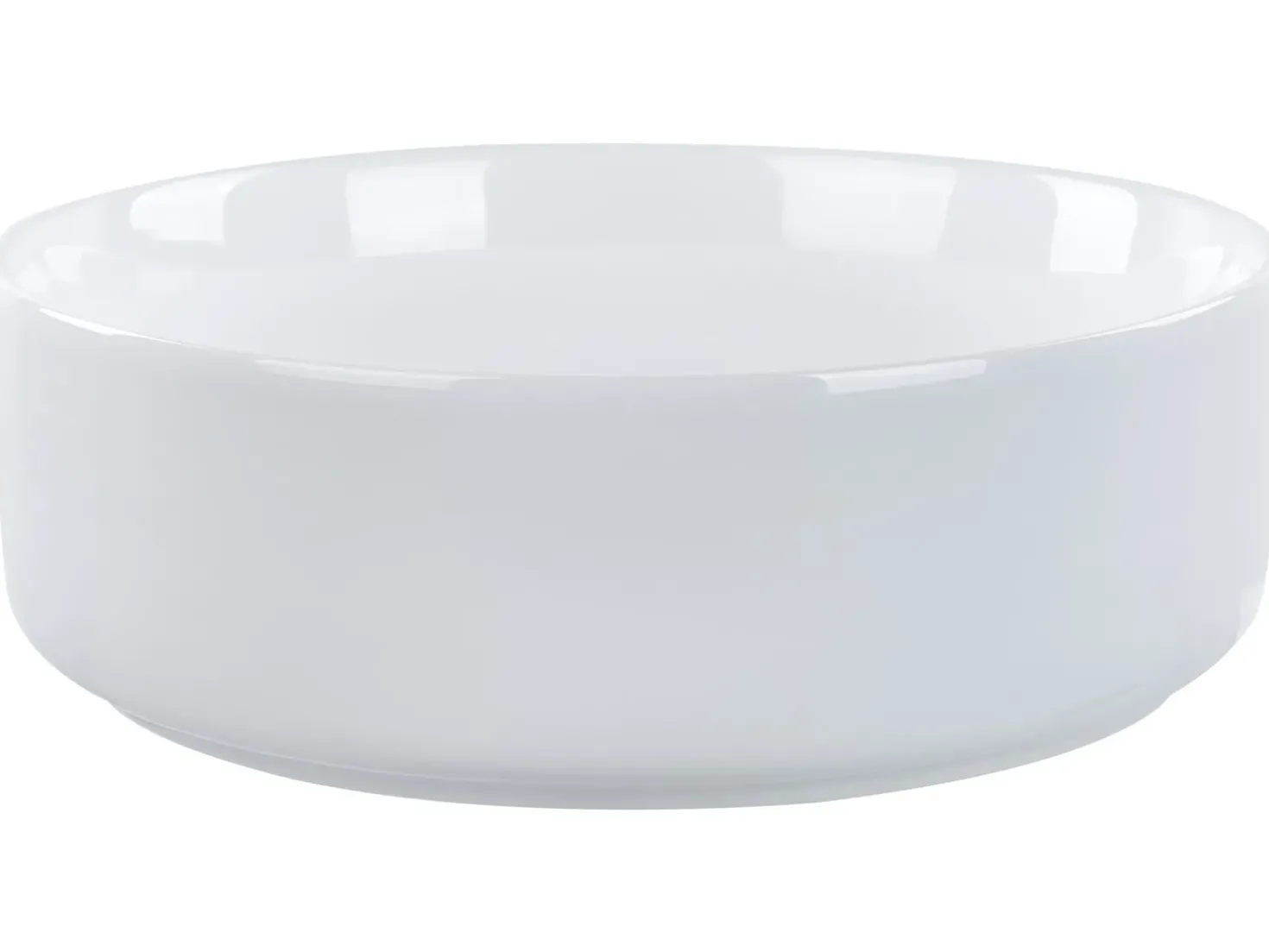 Lavabo da appoggio CALIG ⌀ 36 cm Ceramica Bianco