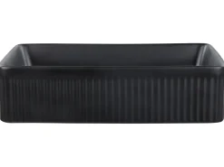 Lavabo da appoggio GELDO 50 x 34 cm Ceramica Nero