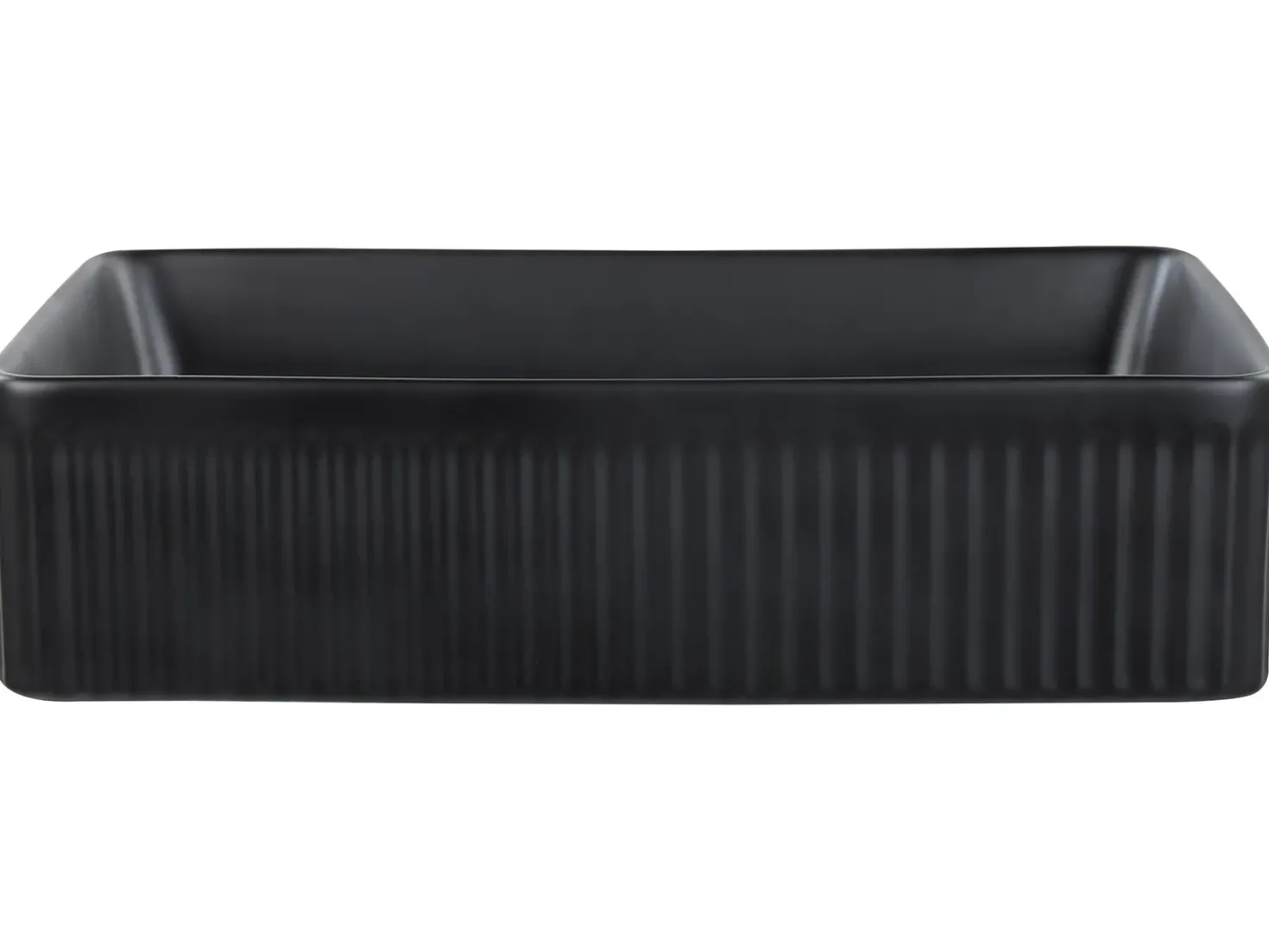 Lavabo da appoggio GELDO 50 x 34 cm Ceramica Nero