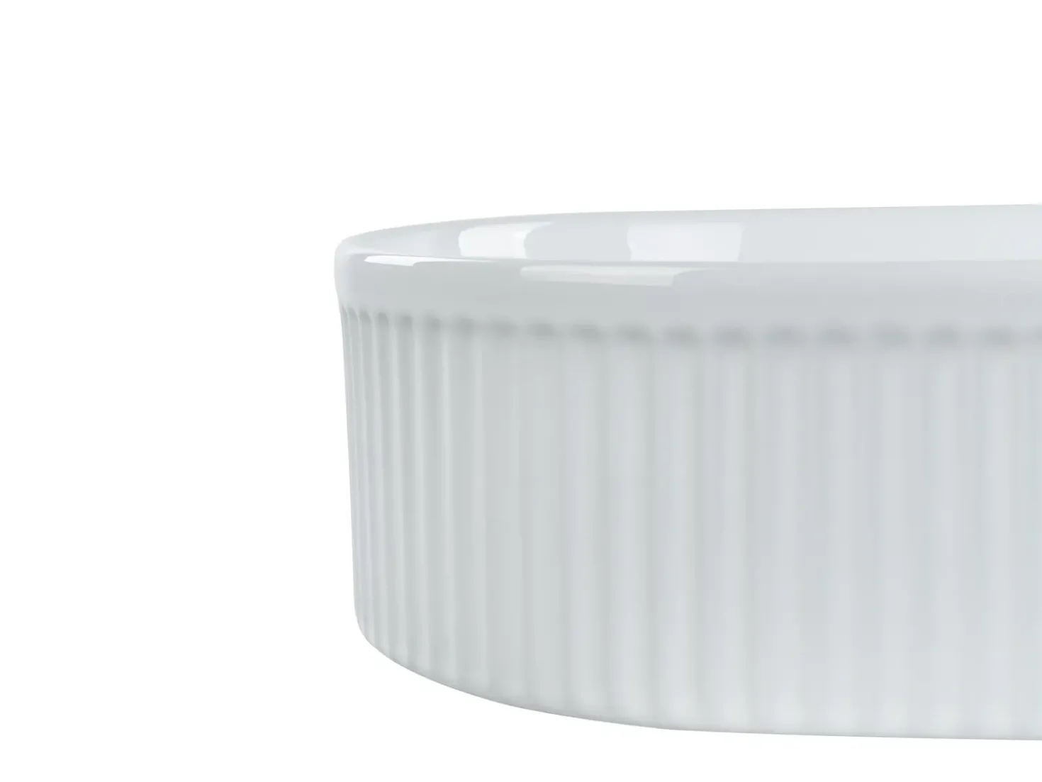 Lavabo da appoggio GELDO 49 x 31 cm Ceramica Bianco