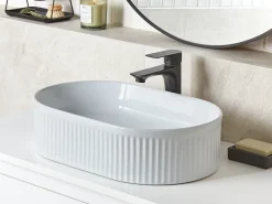 Lavabo da appoggio GELDO 49 x 31 cm Ceramica Bianco