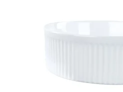 Lavabo da appoggio GELDO ⌀ 37 cm Ceramica Bianco