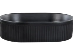 Lavabo da appoggio GELDO 49 x 31 cm Ceramica Nero