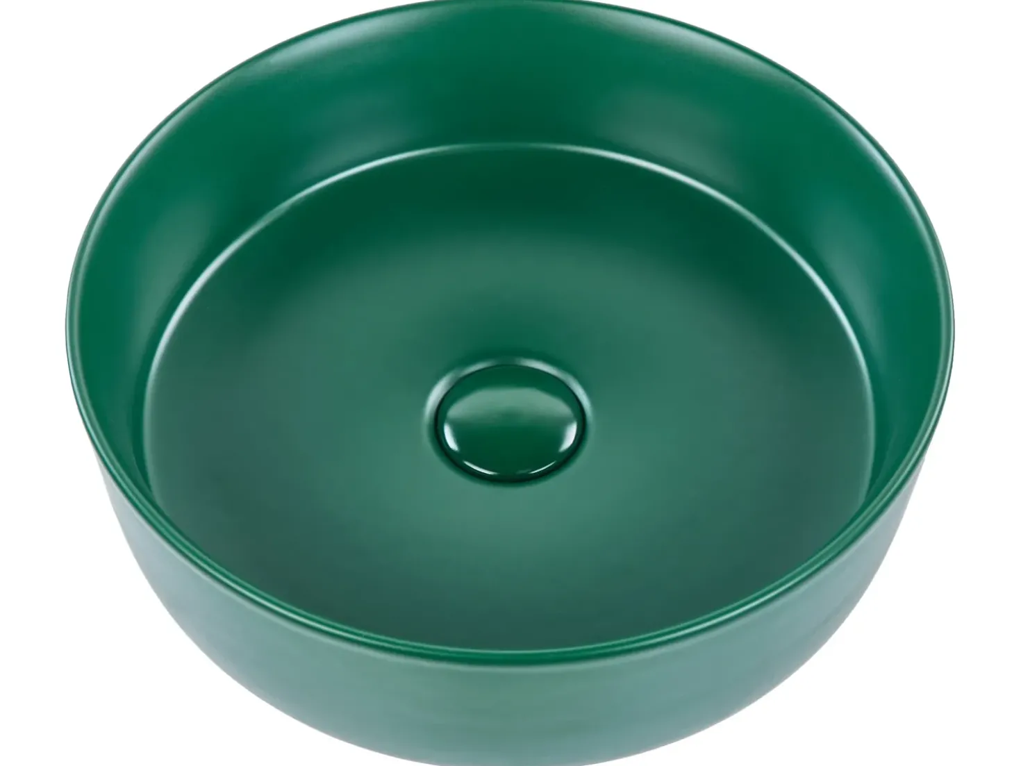 Lavabo da appoggio GUDAR ⌀ 37 cm Ceramica Verde scuro