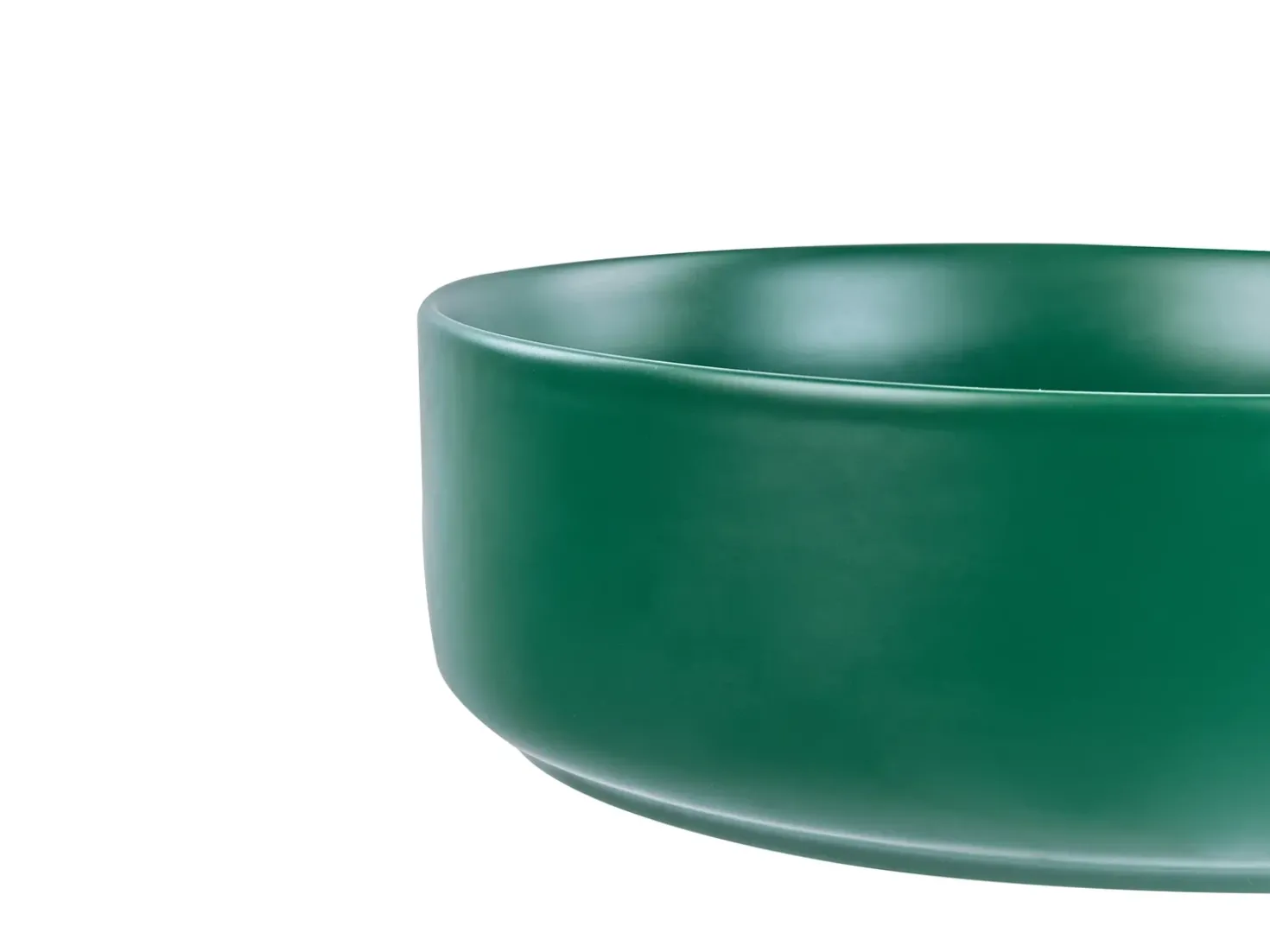 Lavabo da appoggio GUDAR ⌀ 37 cm Ceramica Verde scuro