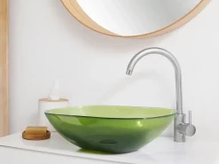 Lavabo da appoggio MOENGO 54 x 36 cm Superficie solida Verde