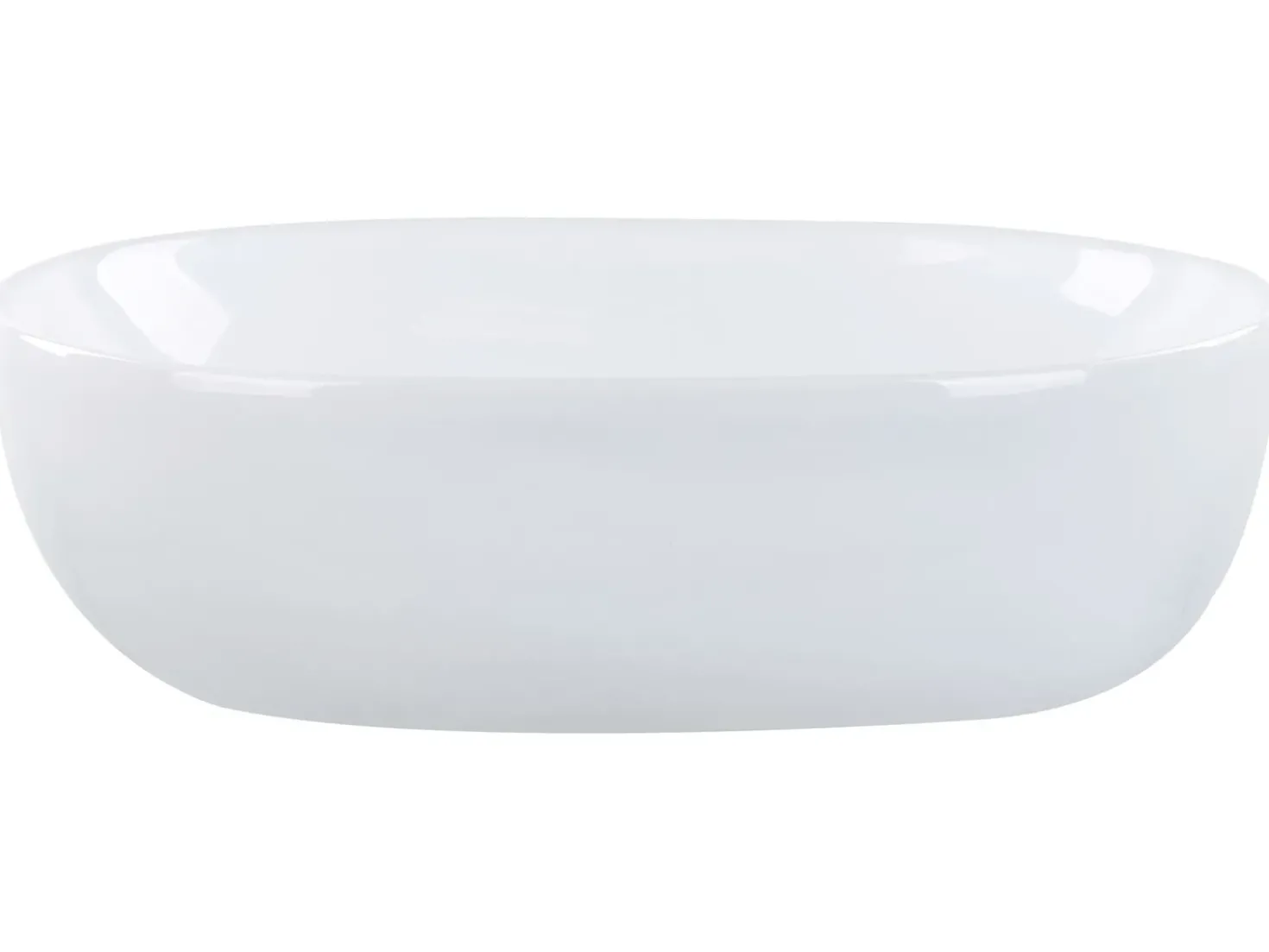 Lavabo da appoggio OMOA 48 x 34 cm Ceramica Bianco
