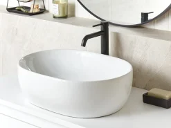 Lavabo da appoggio OMOA 48 x 34 cm Ceramica Bianco