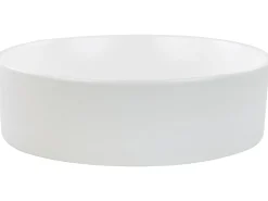 Lavabo da appoggio TEBAR ⌀ 40 cm Ceramica Bianco sporco