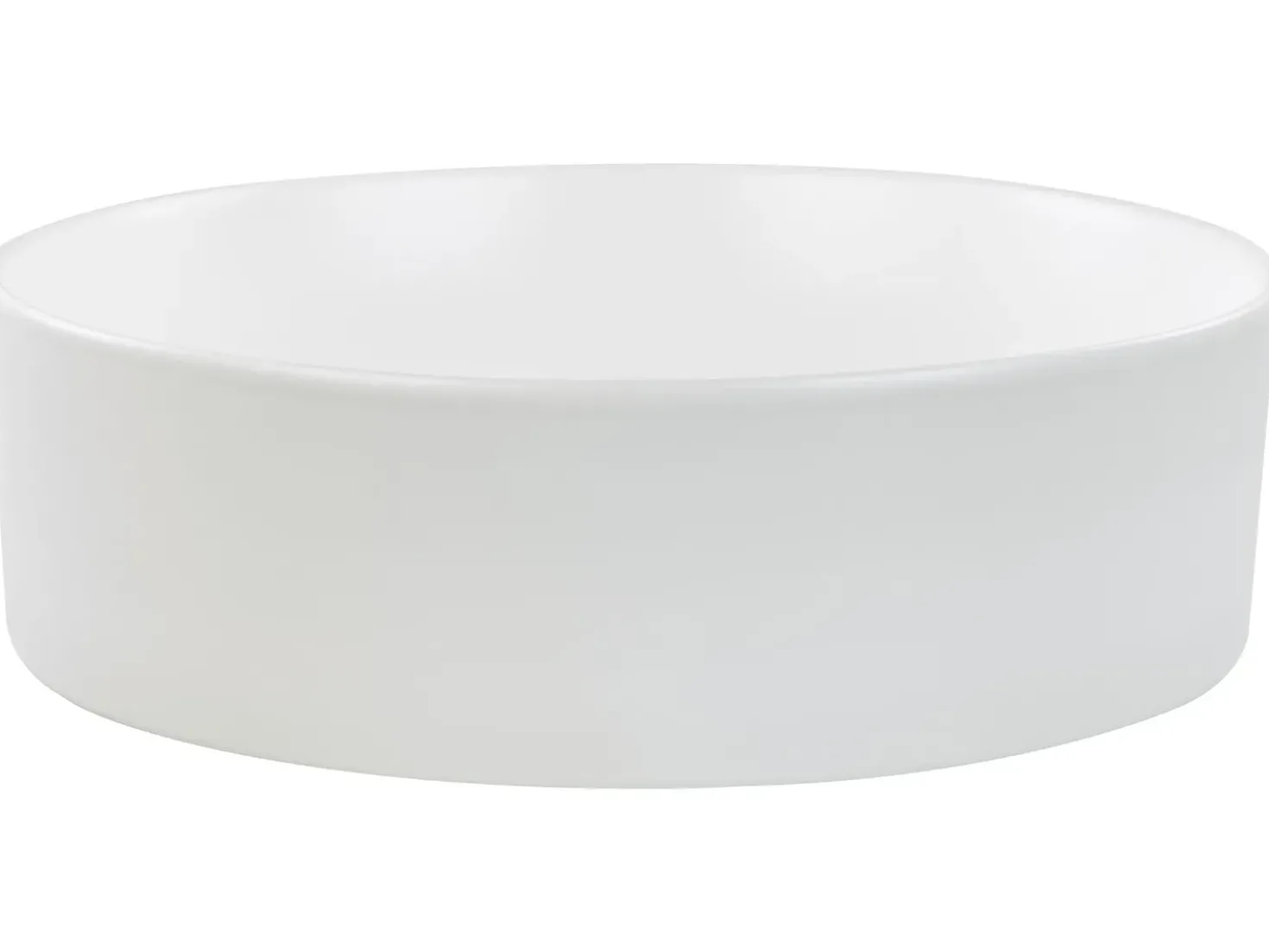 Lavabo da appoggio TEBAR ⌀ 40 cm Ceramica Bianco sporco