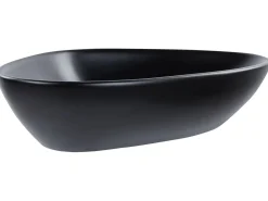 Lavabo da appoggio TIRIG 60 x 39 cm Ceramica Nero