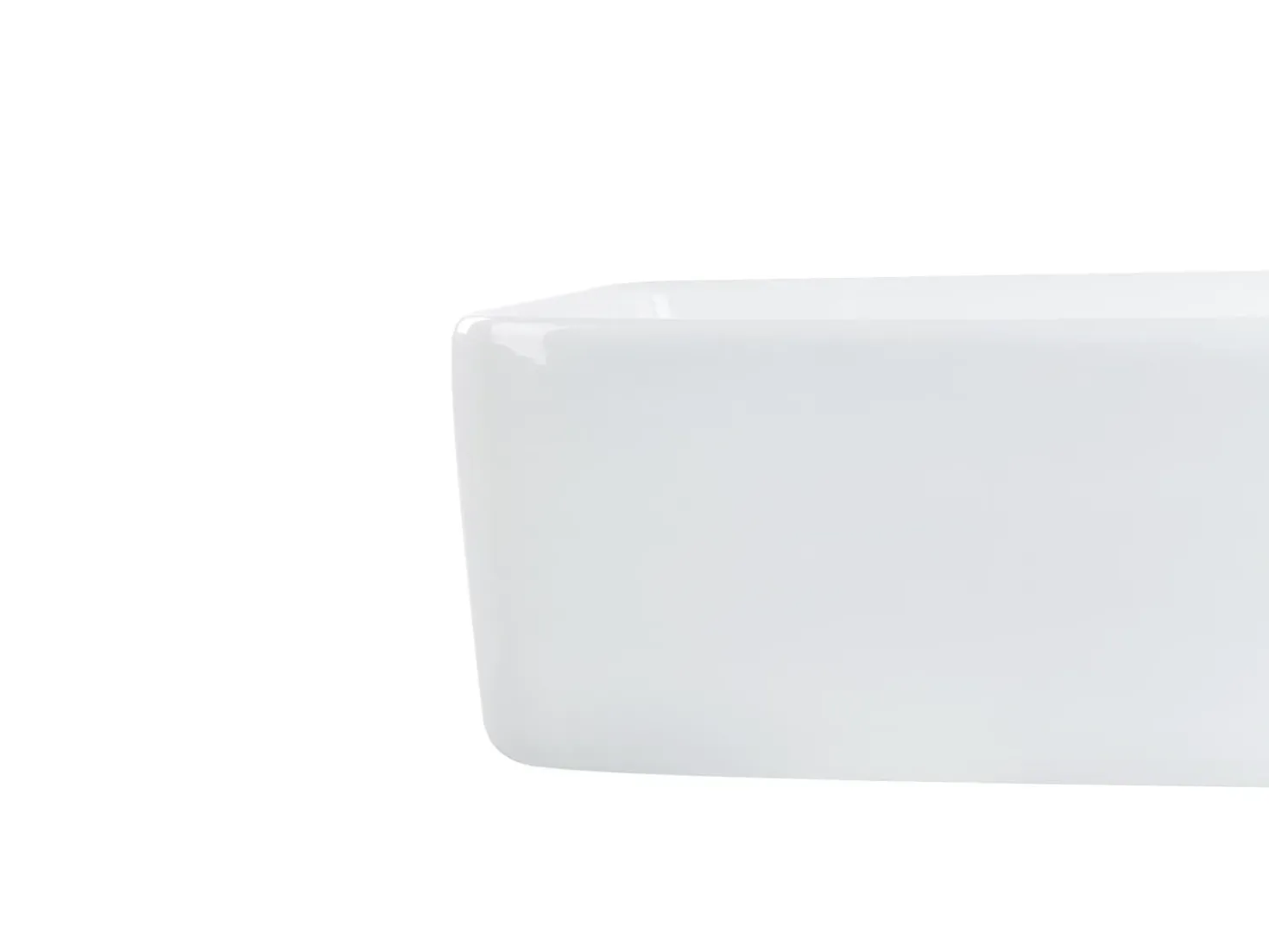 Lavabo da appoggio TRAVESIA 49 x 38 cm Ceramica Bianco