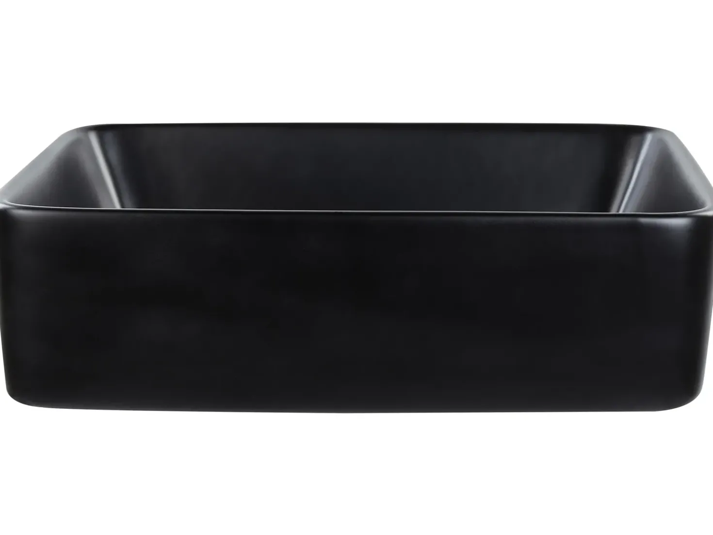 Lavabo da appoggio TRAVESIA 49 x 38 cm Ceramica Nero