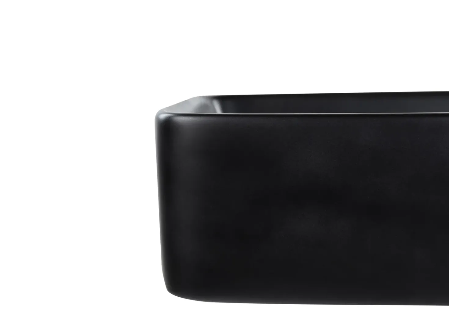 Lavabo da appoggio TRAVESIA 49 x 38 cm Ceramica Nero