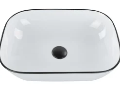 Lavabo da appoggio XERT 46 x 33 cm Ceramica Bianco