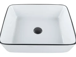 Lavabo da appoggio XERT 49 x 38 cm Ceramica Bianco