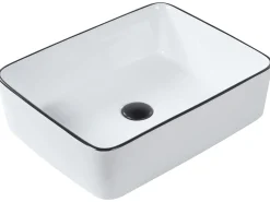 Lavabo da appoggio XERT 49 x 38 cm Ceramica Bianco