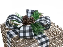 LED ARRESKOV Regali di Natale 20/25/30 cm Marrone
