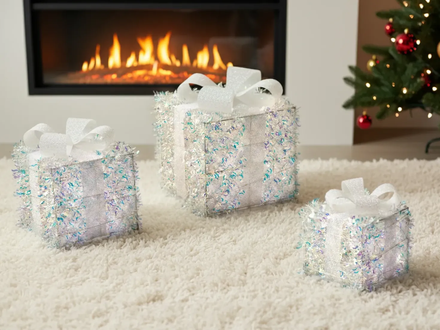 LED HALLANGEN Regali di Natale 20/25/30 cm Multicolore