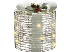 LED JULSO Regali di Natale 20/25/30 cm Argento