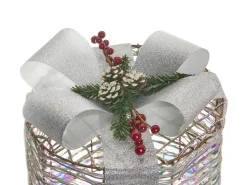 LED JULSO Regali di Natale 20/25/30 cm Argento
