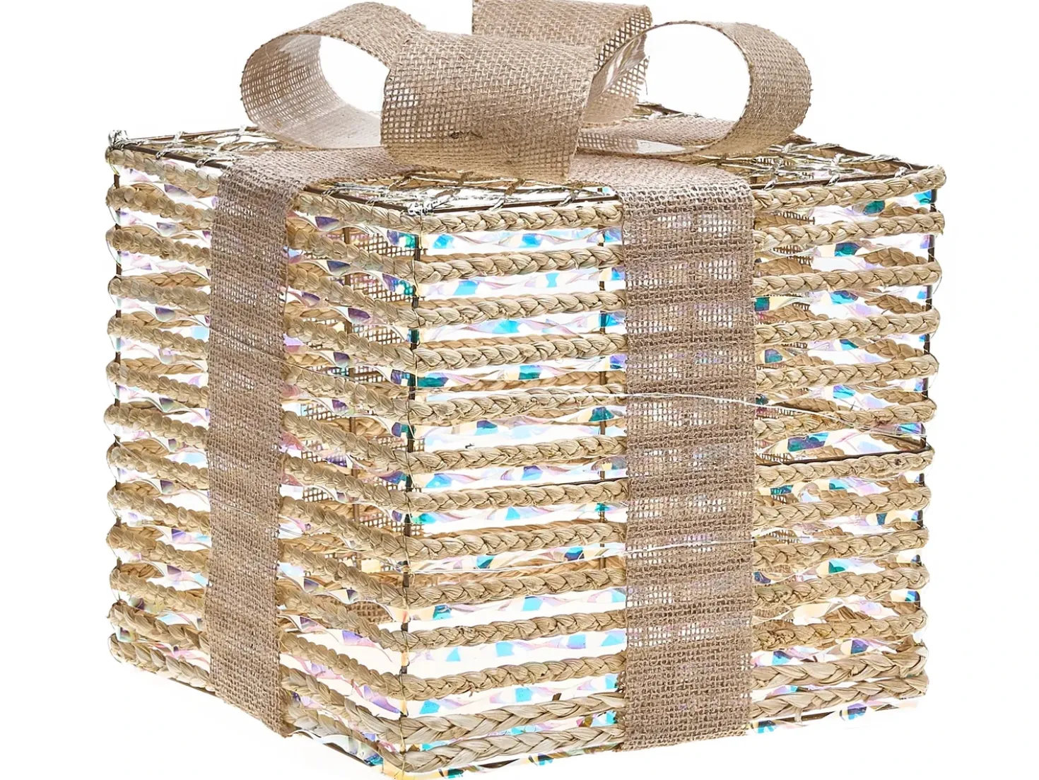 LED MOSSO Regali di Natale 20/25/30 cm Beige