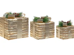 LED TOFTE Regali di Natale 20/25/30 cm Oro