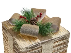 LED TOFTE Regali di Natale 20/25/30 cm Oro
