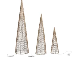 LED VEJLESO Albero di Natale 40/60/80 cm Oro
