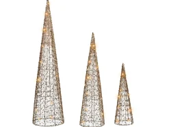 LED VEJLESO Albero di Natale 40/60/80 cm Oro