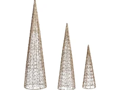 LED VEJLESO Albero di Natale 40/60/80 cm Oro